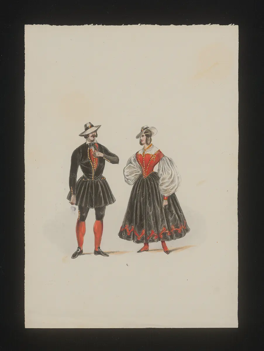 Schweden, Weiterer Titel: National Costume, Titel der Serie: Neue Costume-Sammlung verschiedener Zeiten und Nationen