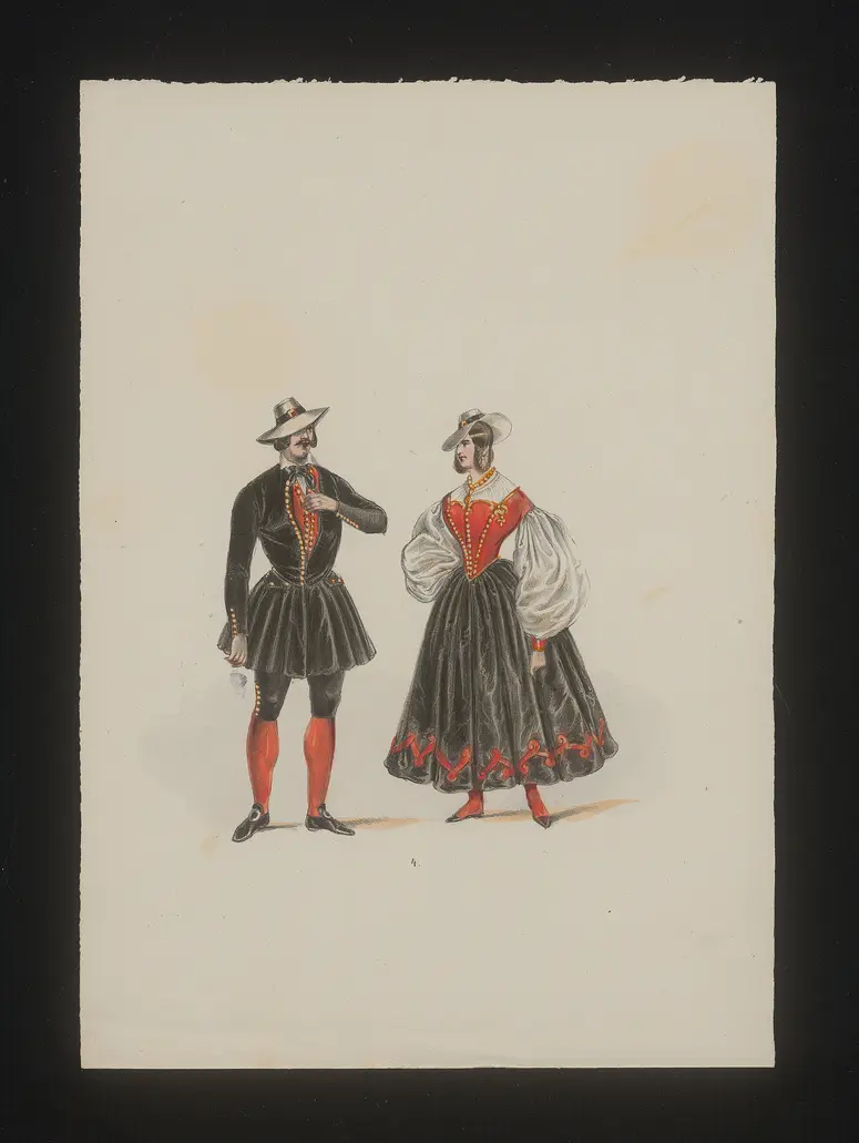 Schweden, Weiterer Titel: National Costume, Titel der Serie: Neue Costume-Sammlung verschiedener Zeiten und Nationen