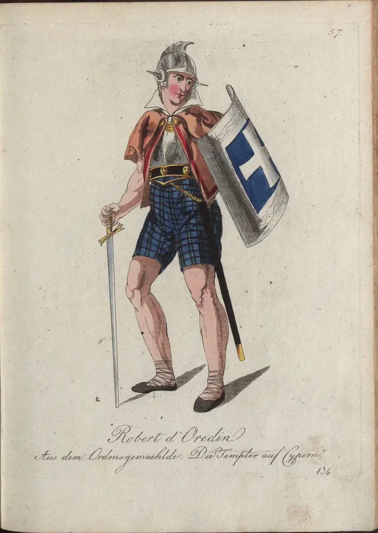 Die Templer auf Cypern, Titel der Serie: Auswahl schöner Costumes für Theater- und Ball-Anzüge