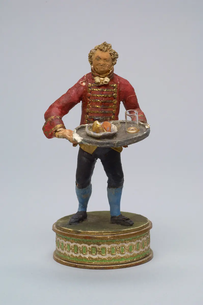 Speisenaufträger - Tragantfigur