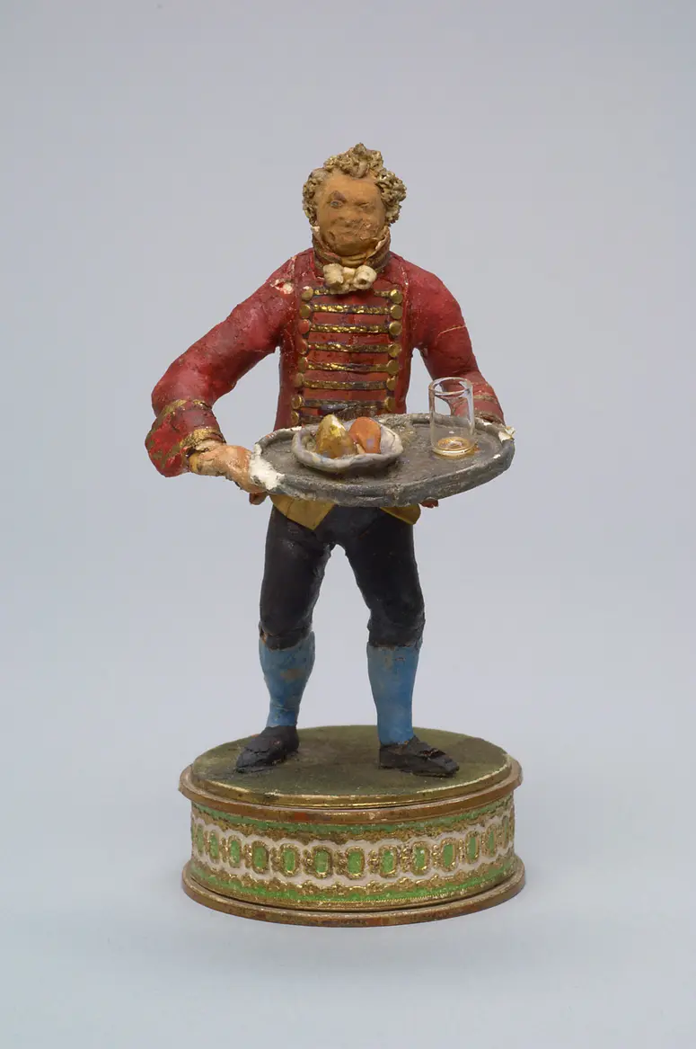 Speisenaufträger - Tragantfigur