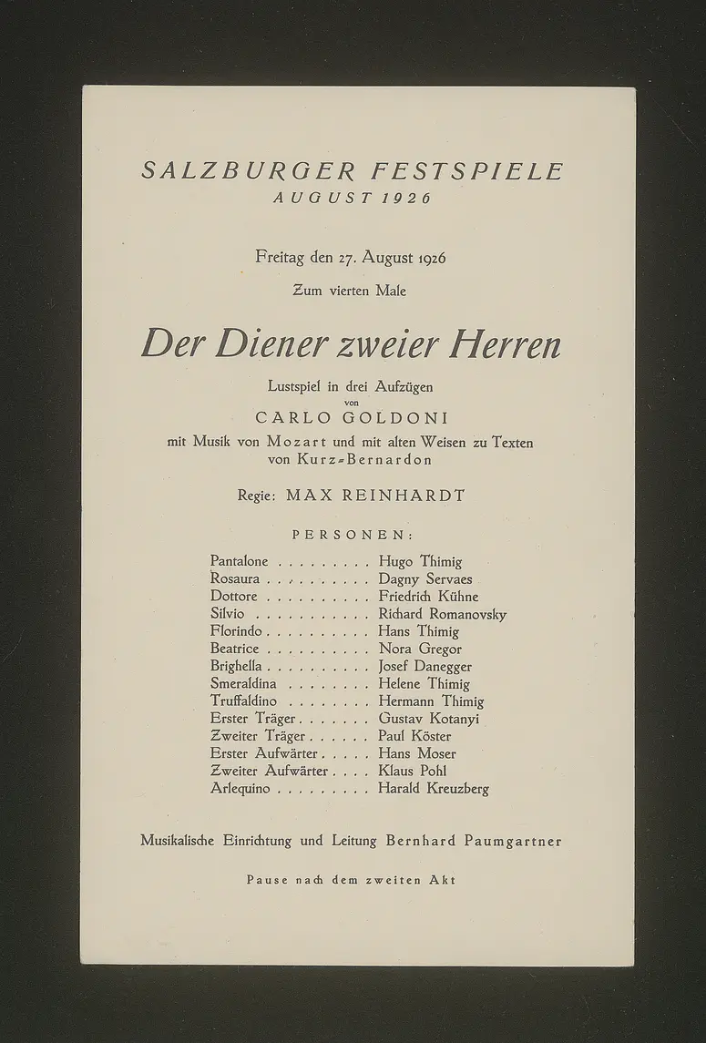 Der Diener zweier Herren