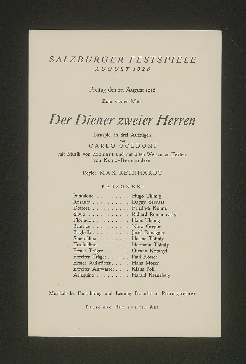 Der Diener zweier Herren
