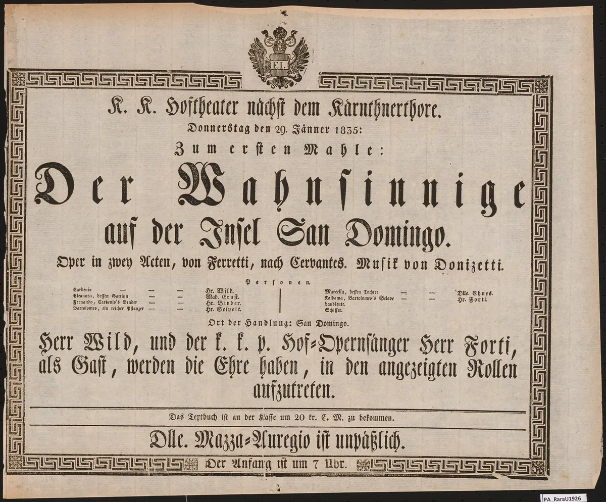 Der Wahnsinnige auf der Insel San Domingo