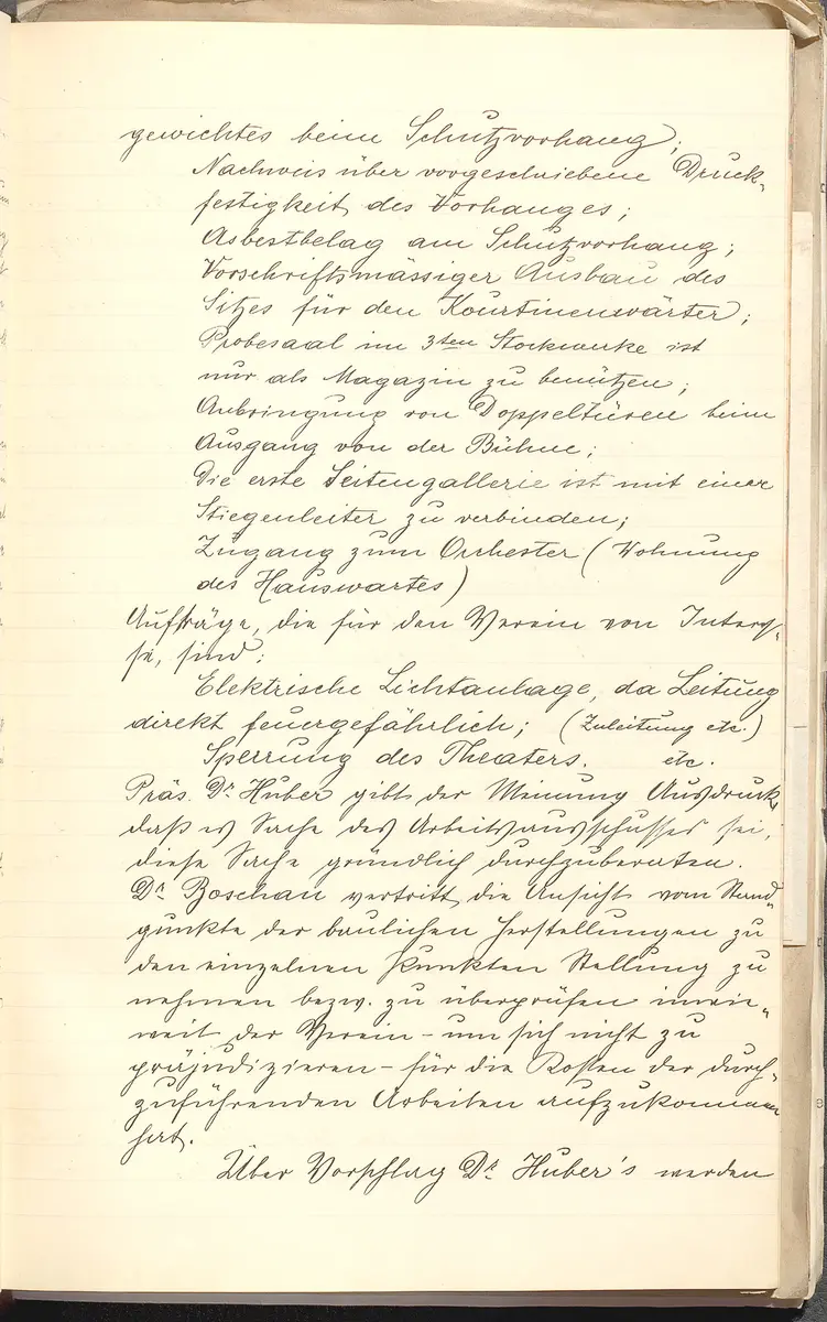 Protokolle der Ausschusssitzungen des Vereines des Deutschen Volkstheaters in Wien