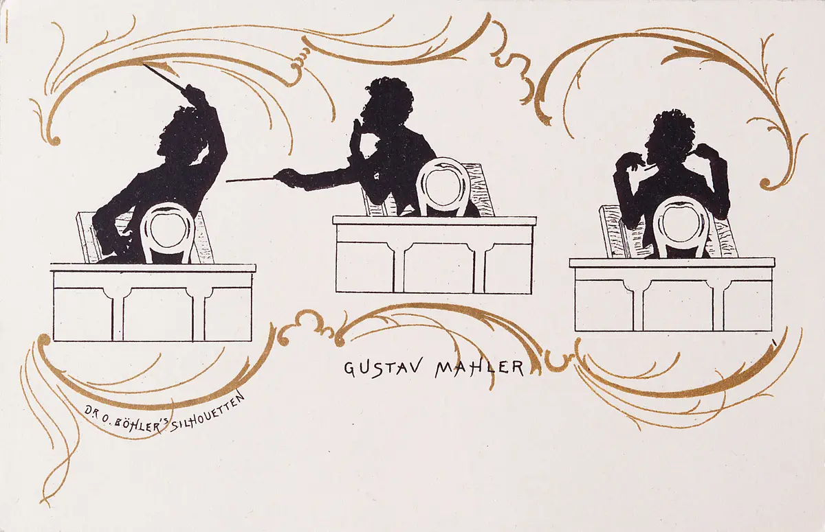 Gustav Mahler, Titel der Serie: Dr. O. Böhler's Silhouetten