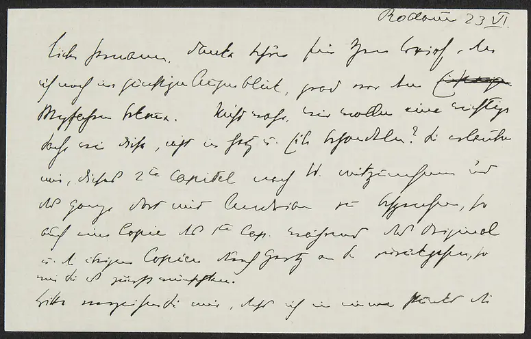 Kartenbrief