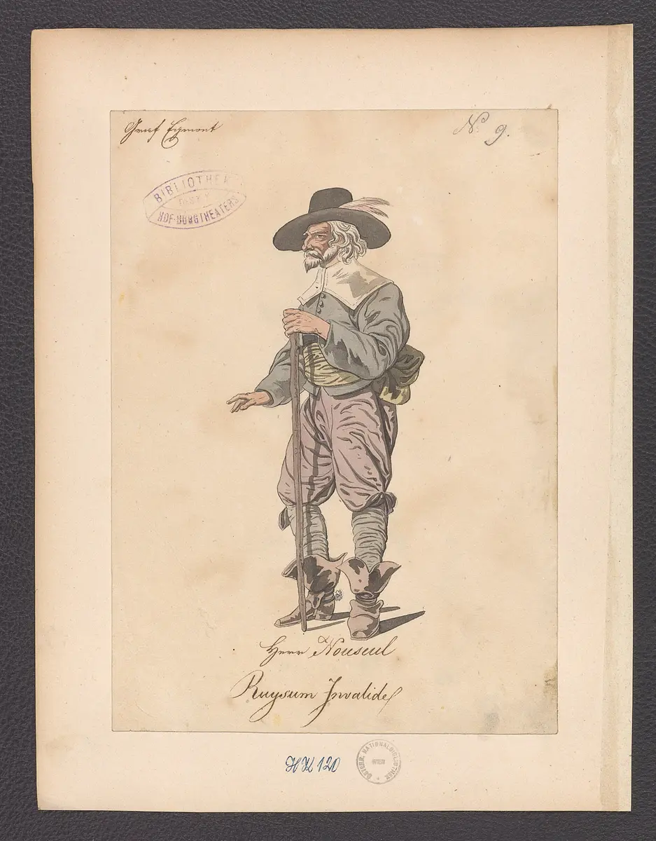 Egmont, Titel der Serie: Figurinen des k.k. Hof-Burgtheaters