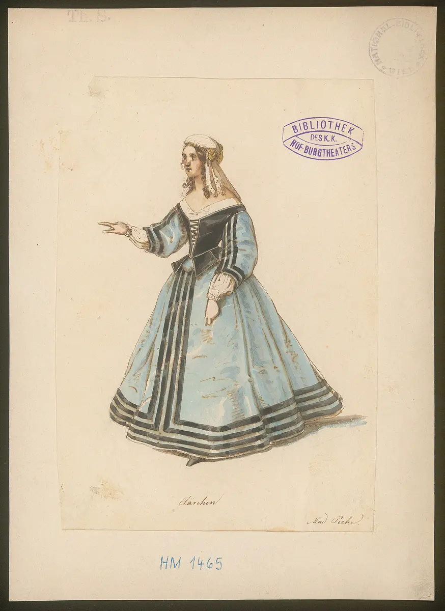 Egmont, Titel der Serie: Figurinen des k.k. Hof-Burgtheaters