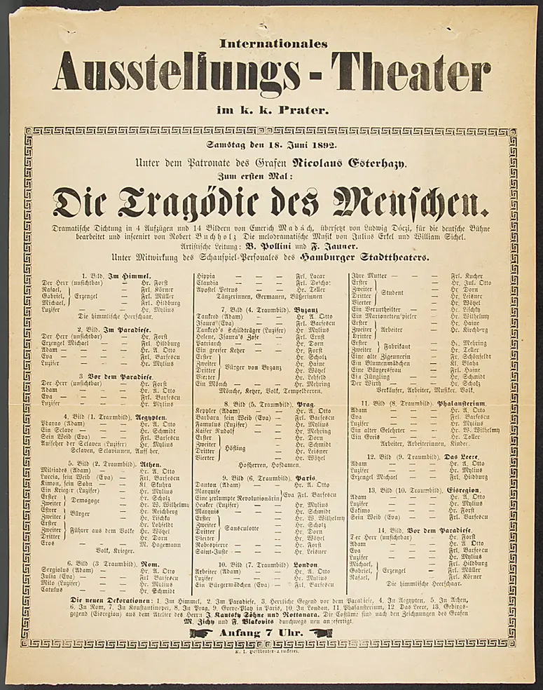 Die Tragödie des Menschen