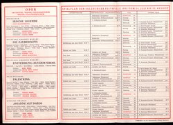 Salzburger Festspiele 1955, Verweis auf Stücktitel: Irische Legende, Verweis auf Stücktitel: Zauberflöte, Verweis auf Stücktitel: Entführung aus dem Serail, Verweis auf Stücktitel: Palestrina, Verweis auf Stücktitel: Ariadne auf Naxos, Verweis auf Stücktitel: Jedermann, Verweis auf Stücktitel: Kabale und Liebe