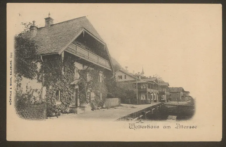 Weissenbach am Attersee (allgemein), Haus der Charlotte Wolter, Titel in Vorlageform: Das Nazionaltheater in Triest