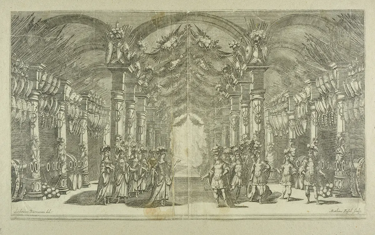 Il Pomo d'Oro, Titel in Vorlageform: Il Pomo d'Oro. Festa Teatrale Rappresenta in Vienna per l'augustissime Nozze delle Sacre Cesaree Reali Maesta di Leopoldo e Margherita., Alternativtitel: Der guldene Apfel