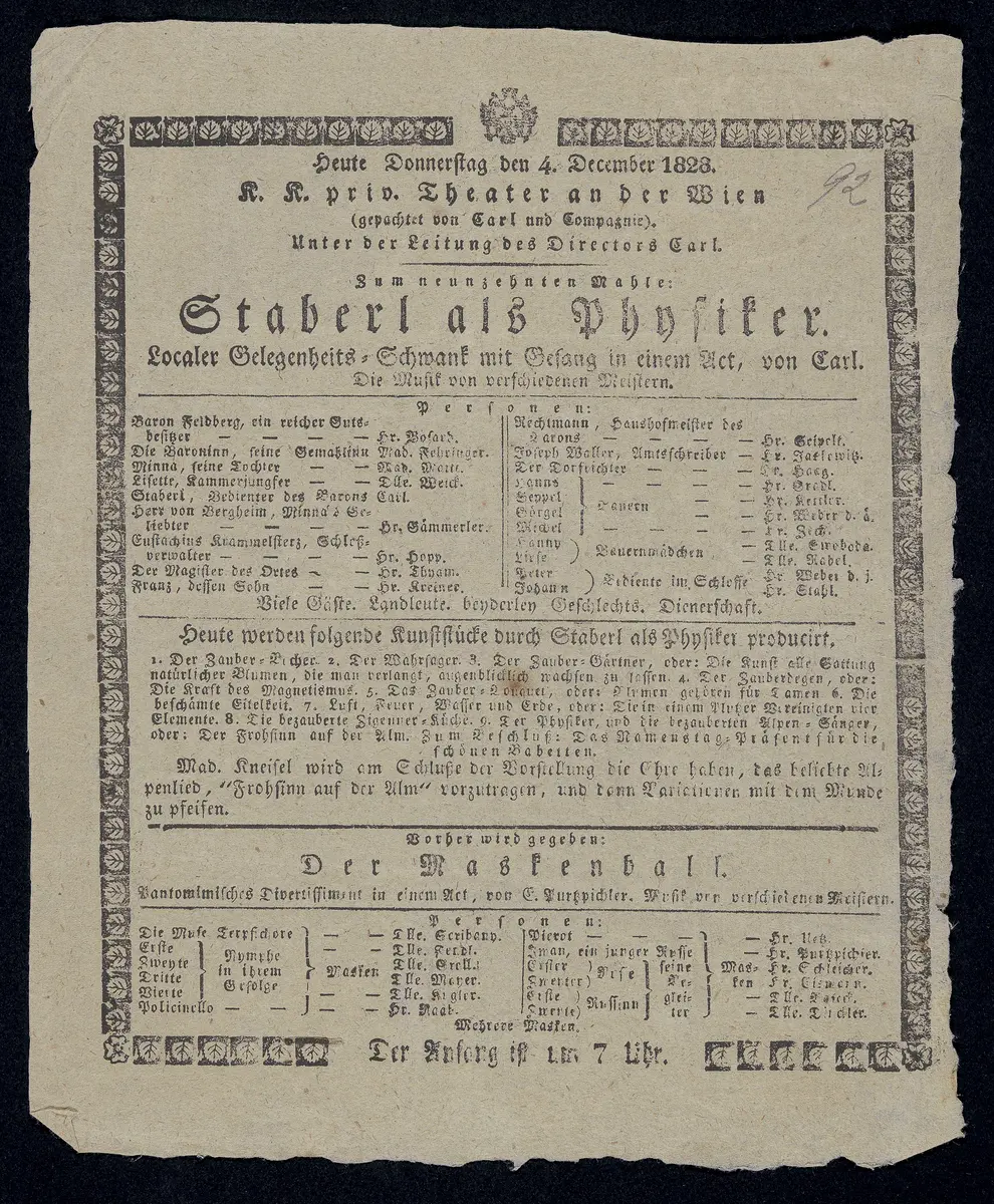 Staberl als Physiker