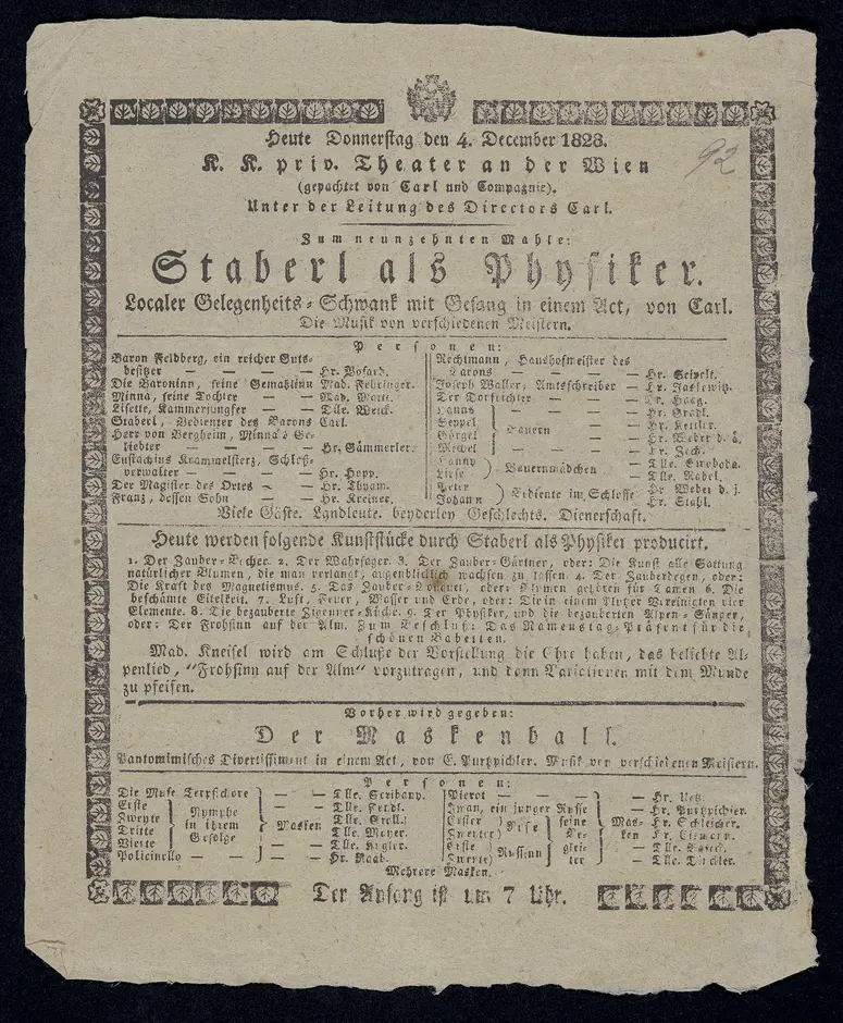 Staberl als Physiker