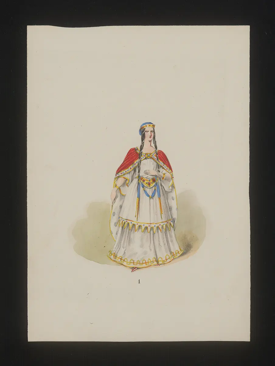 Cymbeline, Titel in Vorlageform: Die KInder Cymbelins, Titel der Serie: Neue Costume-Sammlung verschiedener Zeiten und Nationen