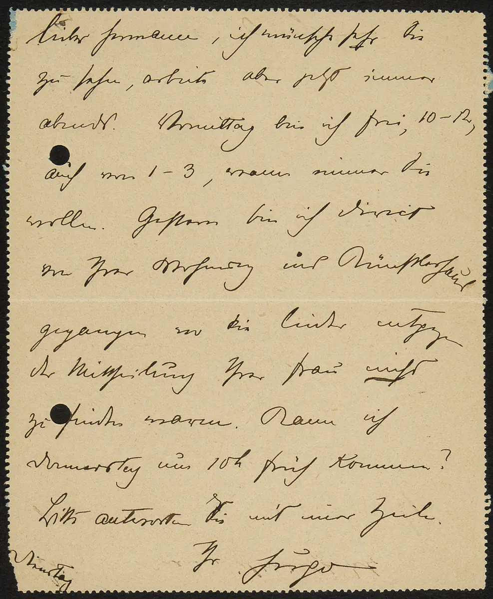 Kartenbrief