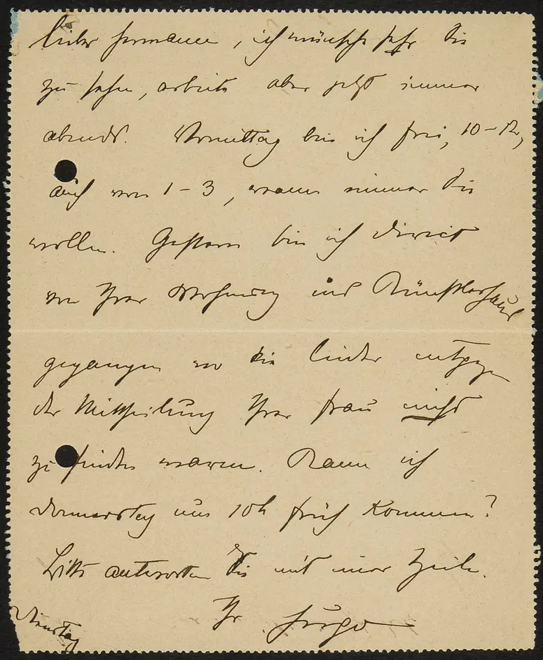 Kartenbrief