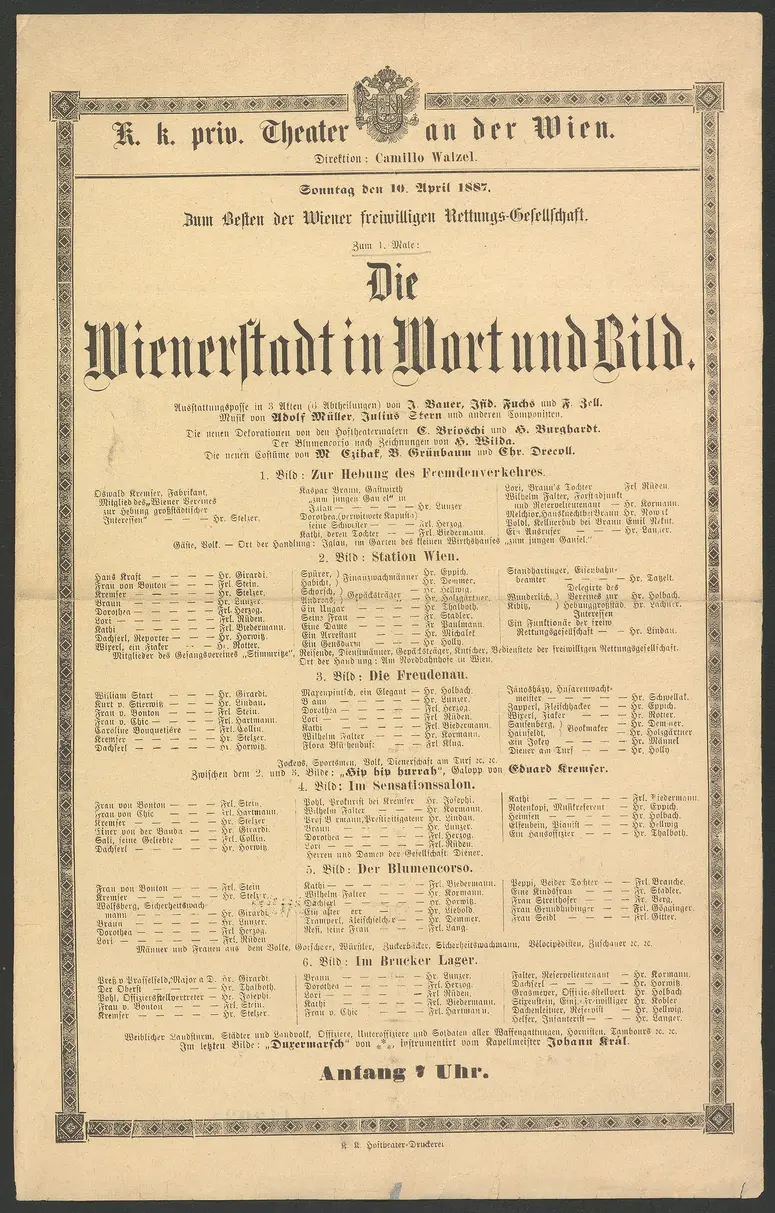 Die Wienerstadt in Wort und Bild