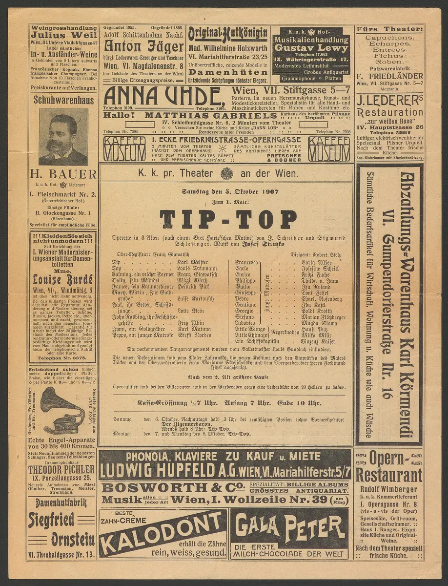 Tip-Top, Alternativtitel: Tip Top