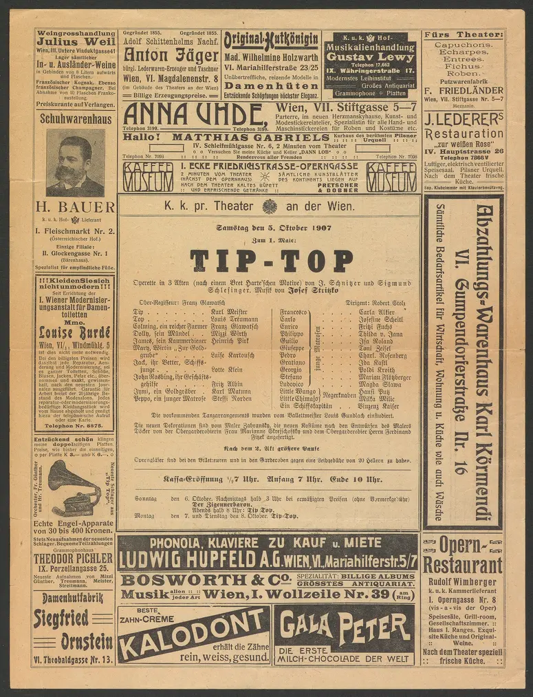 Tip-Top, Alternativtitel: Tip Top