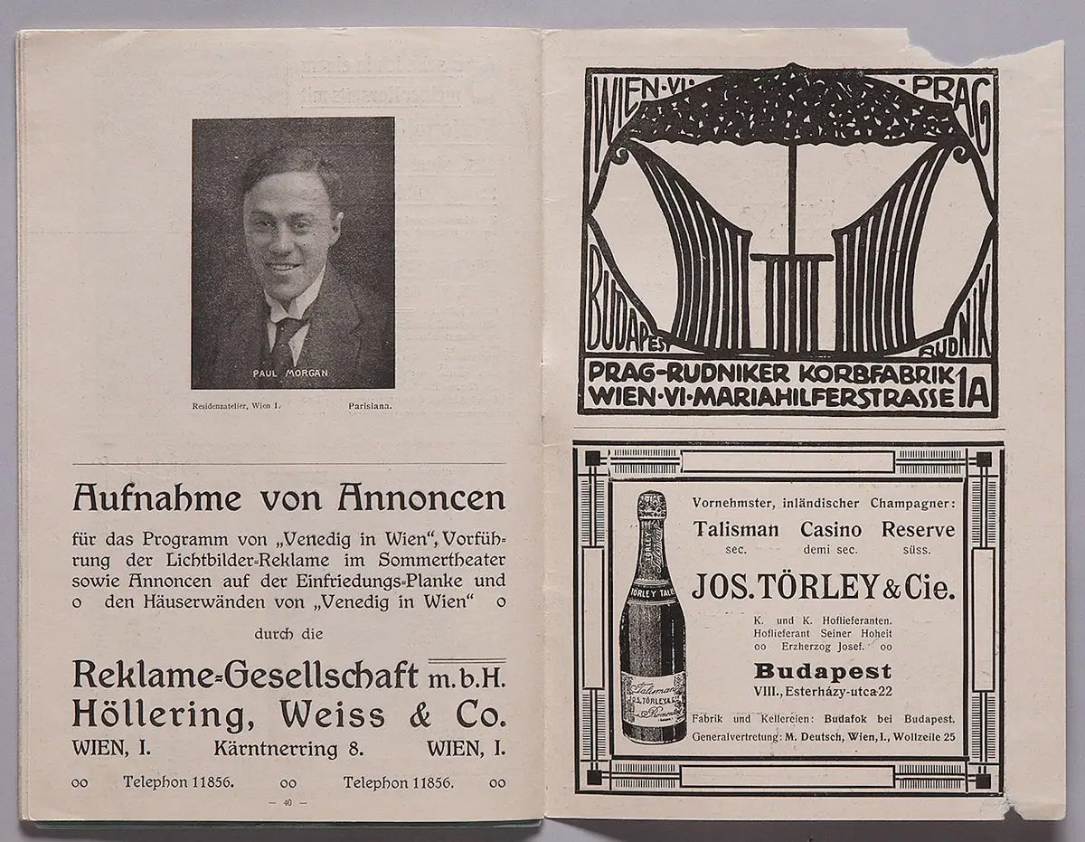 Venedig in Wien, Verweis auf Stücktitel: Vielliebchen, Verweis auf Stücktitel: Wiener Mäderln, Verweis auf Stücktitel: Redoute, Verweis auf Stücktitel: Ein Traum, Verweis auf Stücktitel: Der selige Octave