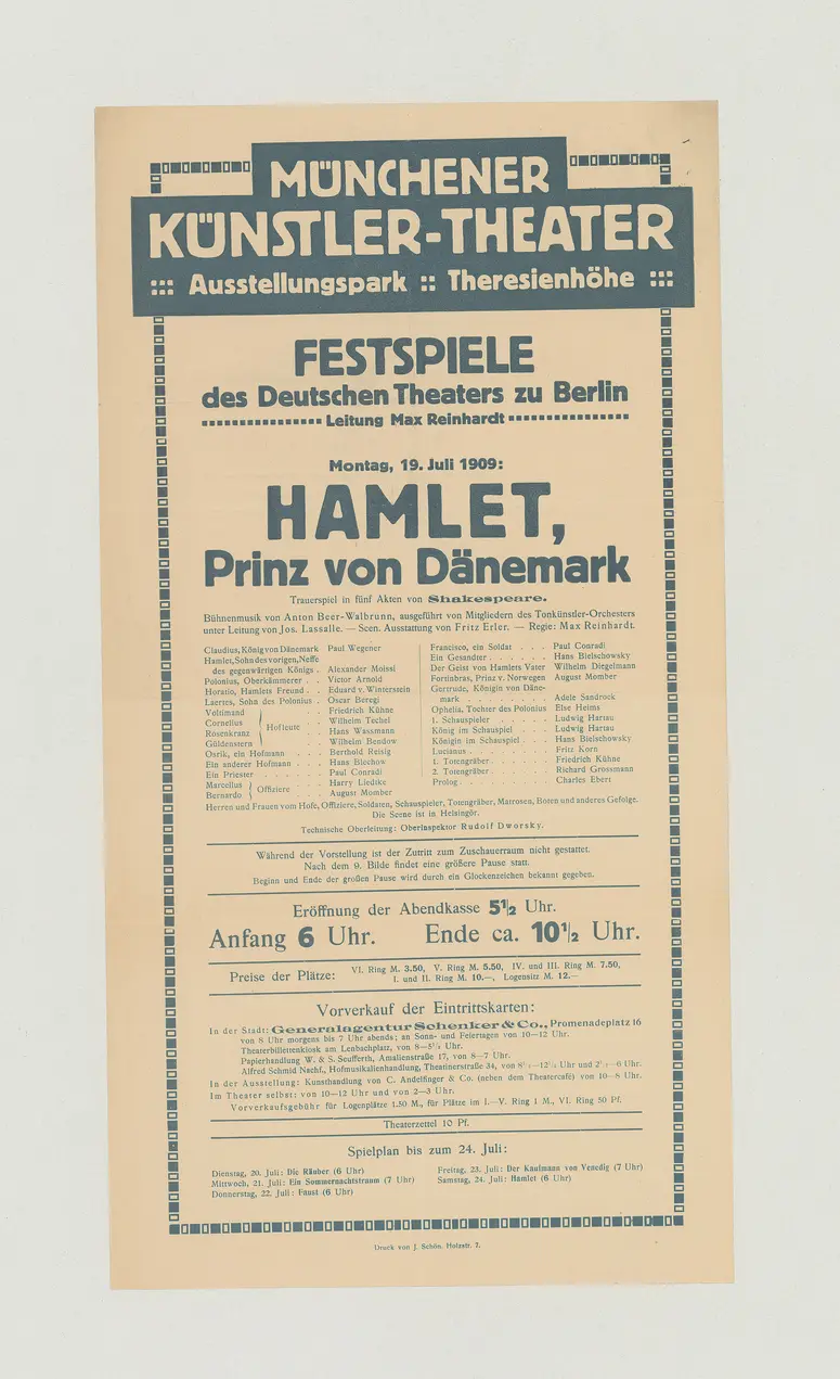 Hamlet, Prinz von Dänemark