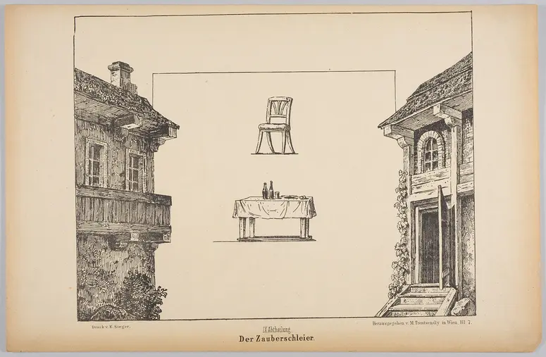 Der Zauberschleier, Titel der Serie: Trentsensky-Bogen, Titel der Serie: Mignon-Theater