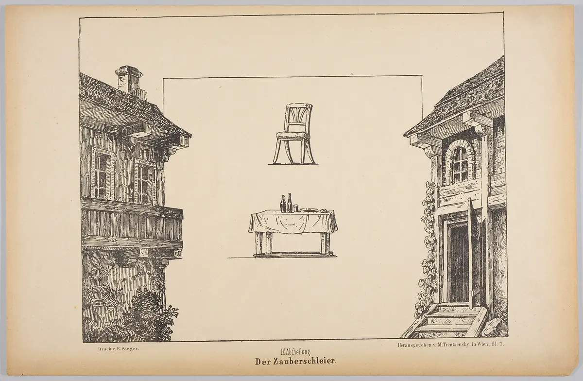 Der Zauberschleier, Titel der Serie: Trentsensky-Bogen, Titel der Serie: Mignon-Theater