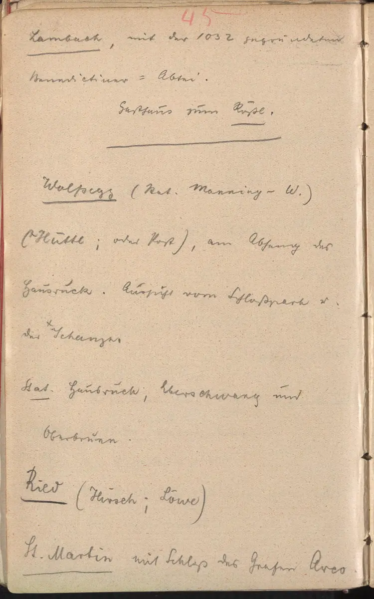 Aufzeichnung