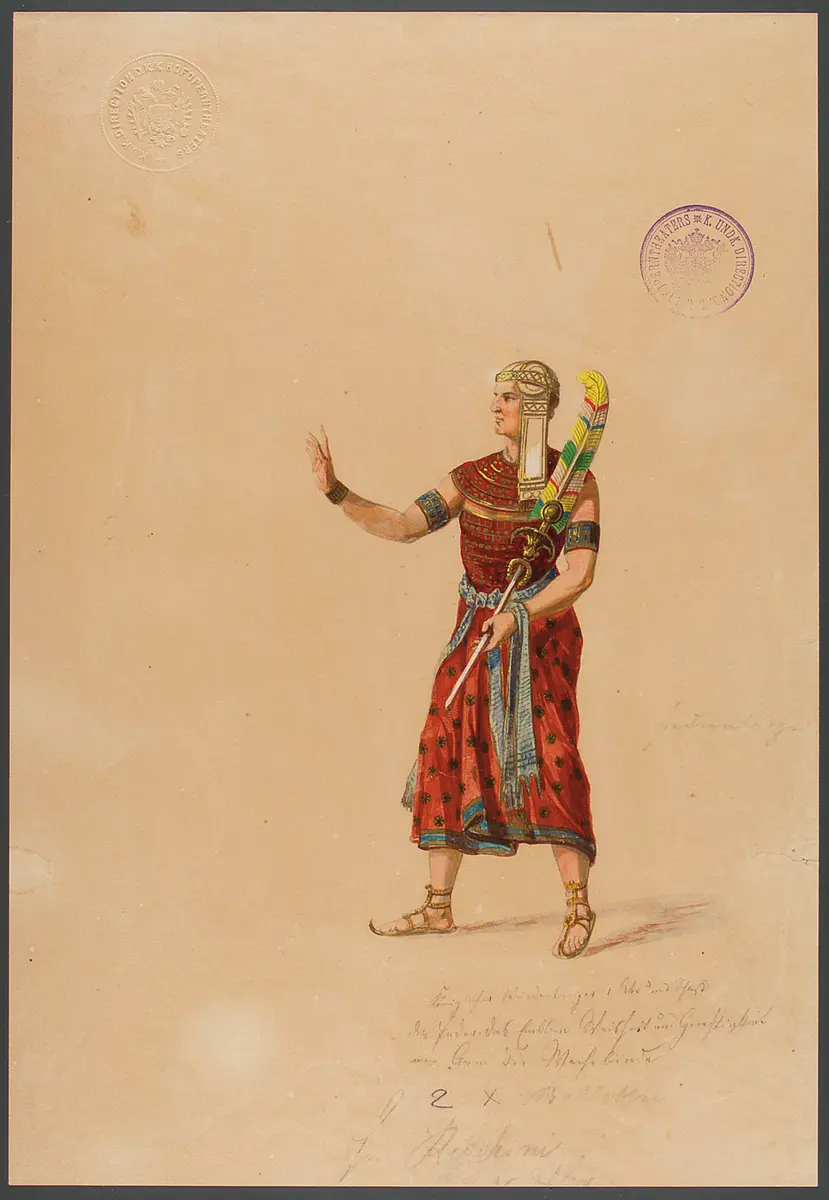 Die Zauberflöte, Titel der Serie: Figurinen des k.k. Hofoperntheaters