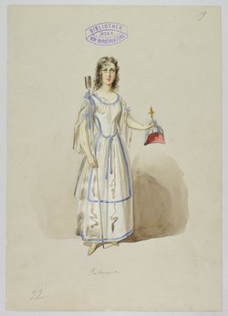 Die Jungfrau von Orleans, Titel der Serie: Figurinen des k.k. Hof-Burgtheaters