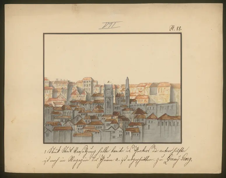 Czerny Georg, Titel der Serie: Dekorationsfundus der Hoftheater (Altbestand aus der ersten Hälfte des 19. Jh.)