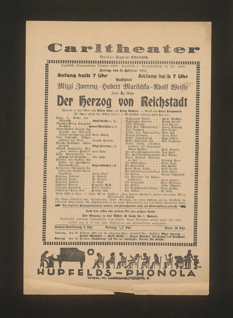 Der Herzog von Reichstadt