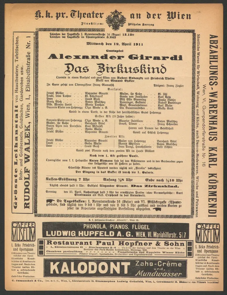 Das Zirkuskind