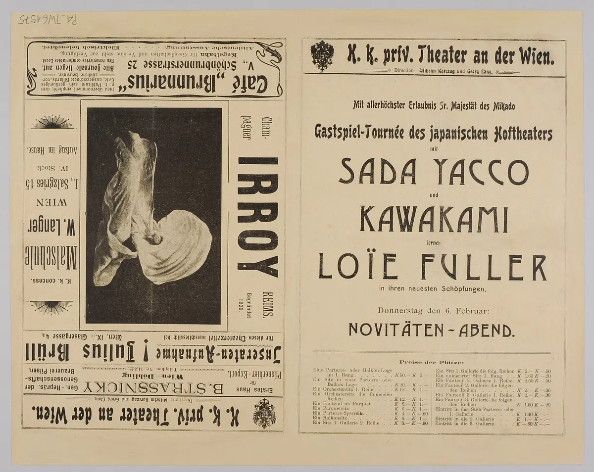 Die Geisha und der Ritter, La Loie Fuller, Kesa