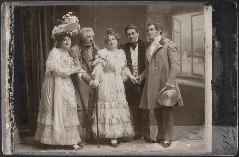 Mizzi Zwerenz, Waldemar Richard, Helene Merviola, Alexander Girardi,