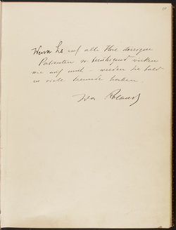 Gästebuch. Atelier Franz-Xaver Setzer, Wien