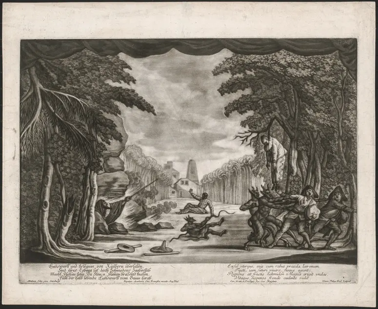 Der Schwätzer und der Leichtgläubige, Suchtitel: Commedia dell'arte