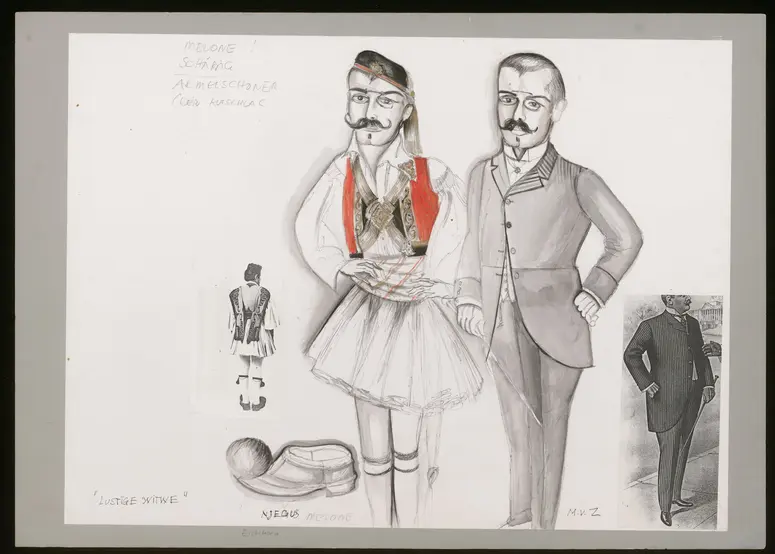 Die lustige Witwe, The Merry Widow
