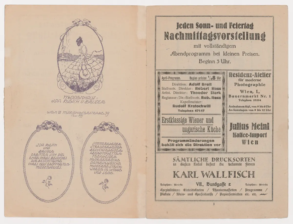 Varieté Reklame, Razzia im 