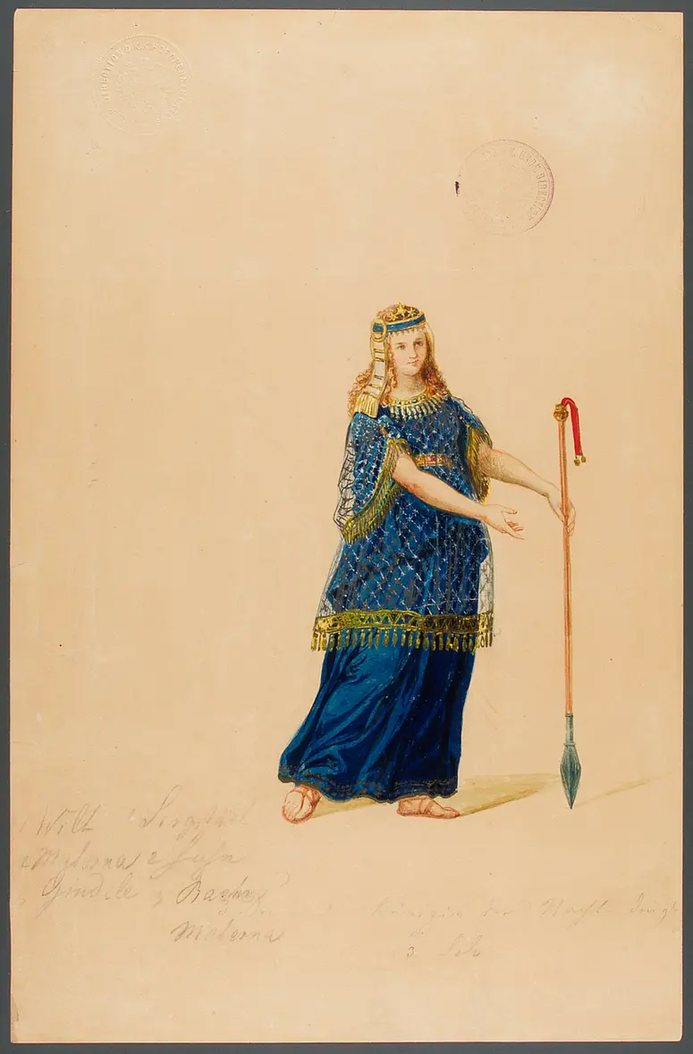 Die Zauberflöte, Titel der Serie: Figurinen des k.k. Hofoperntheaters