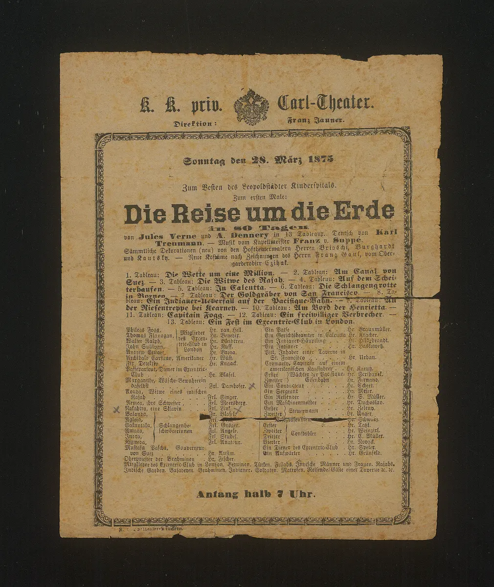 Die Reise um die Erde in 80 Tagen