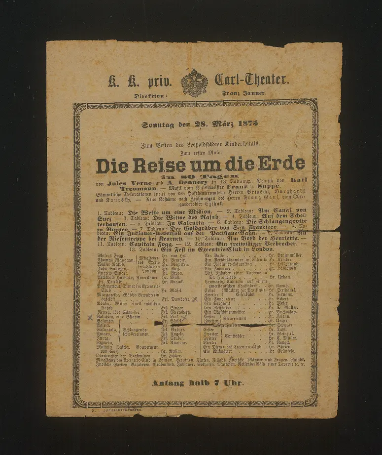 Die Reise um die Erde in 80 Tagen