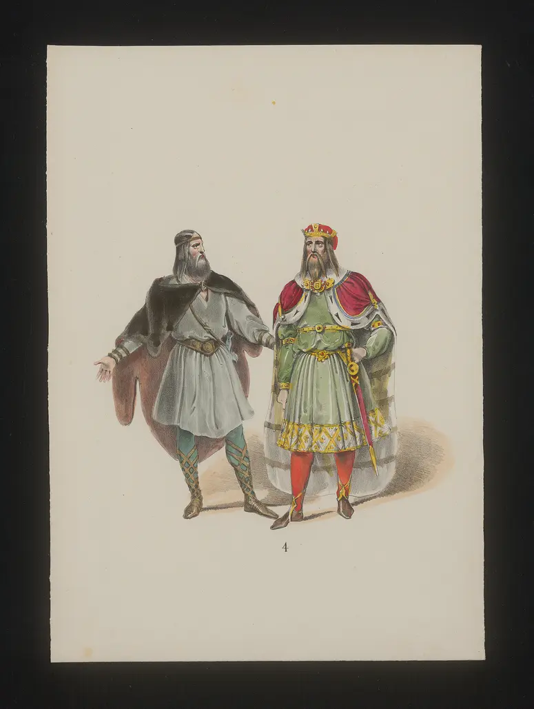 Cymbeline, Titel in Vorlageform: Die KInder Cymbelins, Titel der Serie: Neue Costume-Sammlung verschiedener Zeiten und Nationen