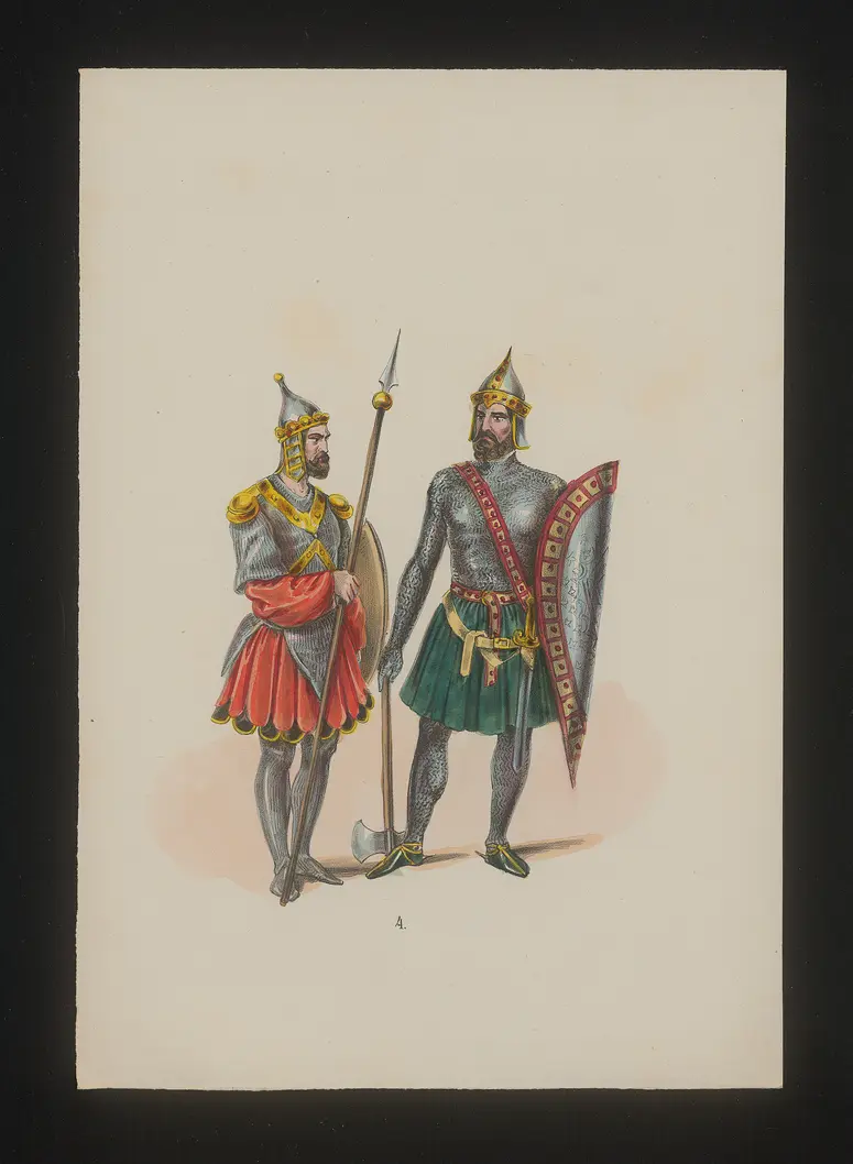 I Normanni a Parigi, Titel der Serie: Neue Costume-Sammlung verschiedener Zeiten und Nationen