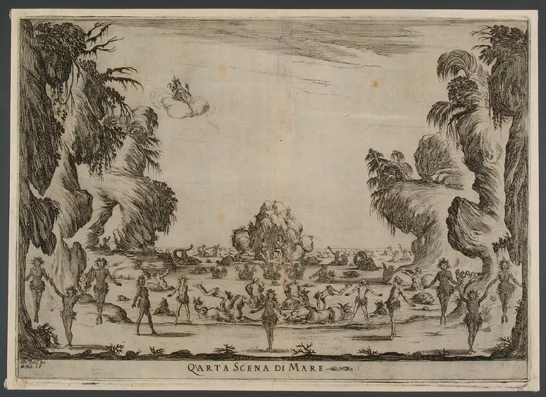 Le nozze degli dei, Titel in Vorlageform: Le nozze degli dei. Favola Dell Ab' Gio. Carlo Coppola Rappresentata in Musica in Firenze nelle reali nozze de serenis.mi Gran Duchi di Toschana Ferdinando II. e Vittoria Principessa d'Urbino
