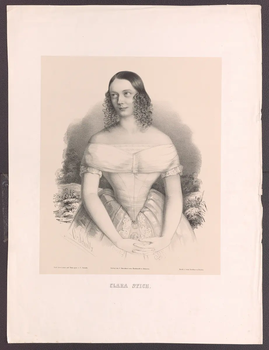 Clara Hoppé, Titel in Vorlageform: Clara Stich