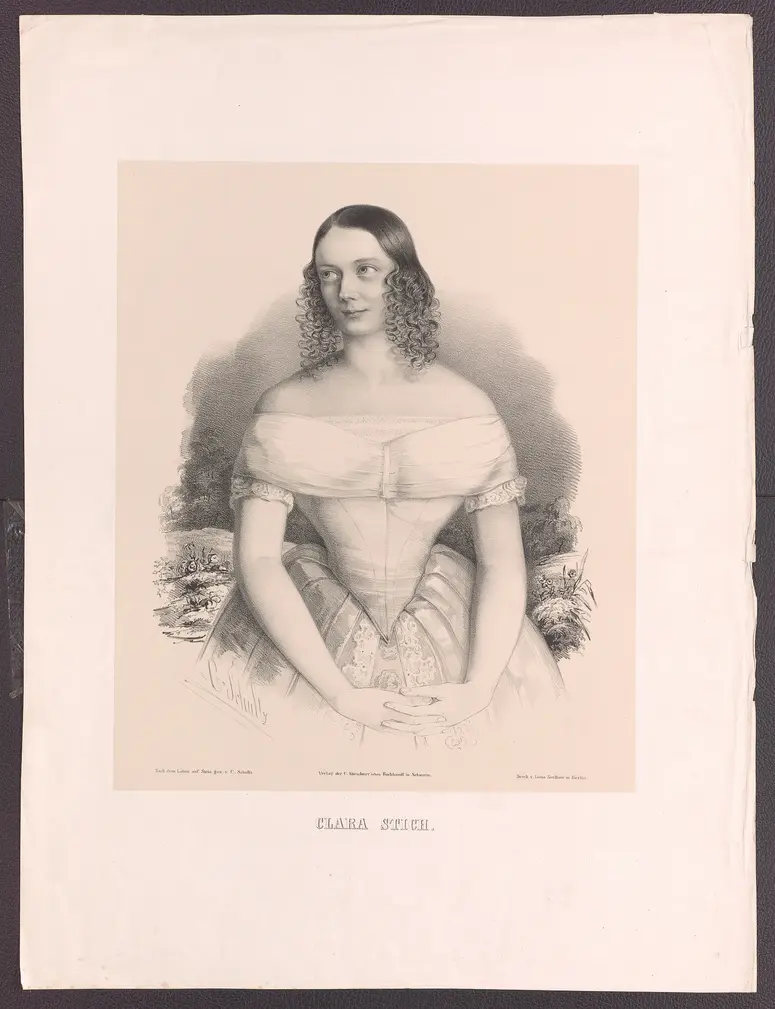 Clara Hoppé, Titel in Vorlageform: Clara Stich