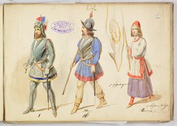 Die Jungfrau von Orleans, Titel der Serie: Figurinen des k.k. Hof-Burgtheaters